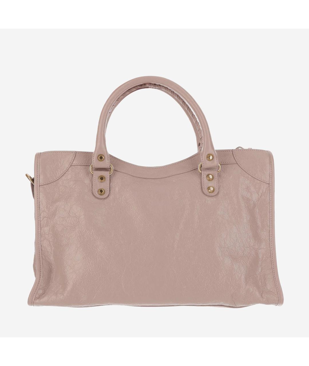 BALENCIAGA Розовая кожаная сумка через плечо, фото 3