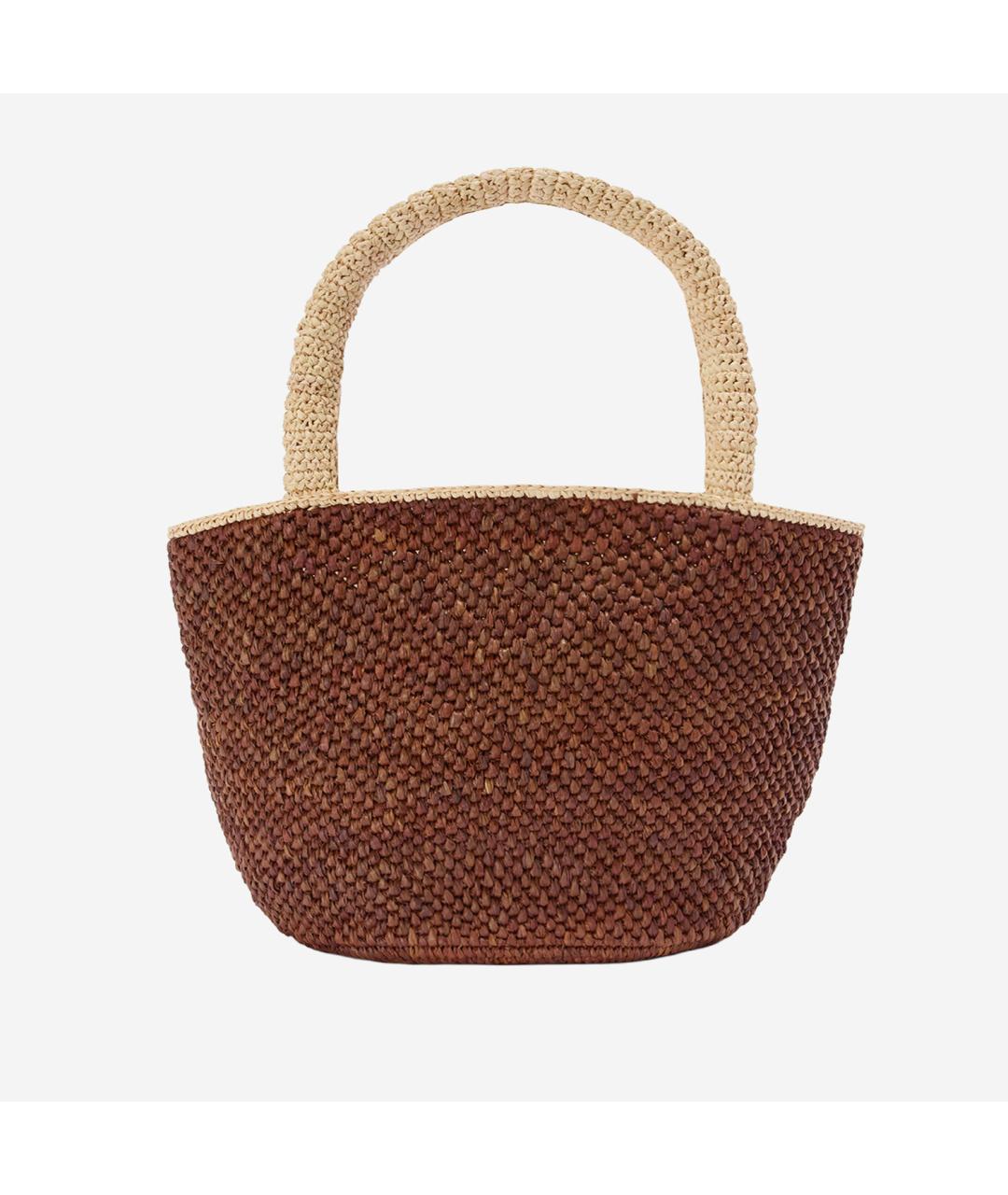 MC2 SAINT BARTH Коричневая пляжная сумка, фото 2