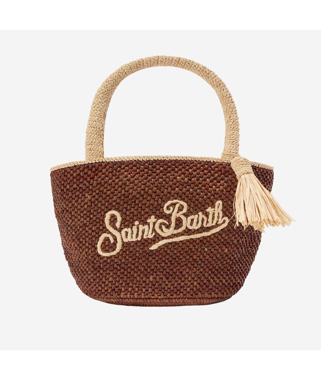 MC2 SAINT BARTH Коричневая пляжная сумка, фото 4