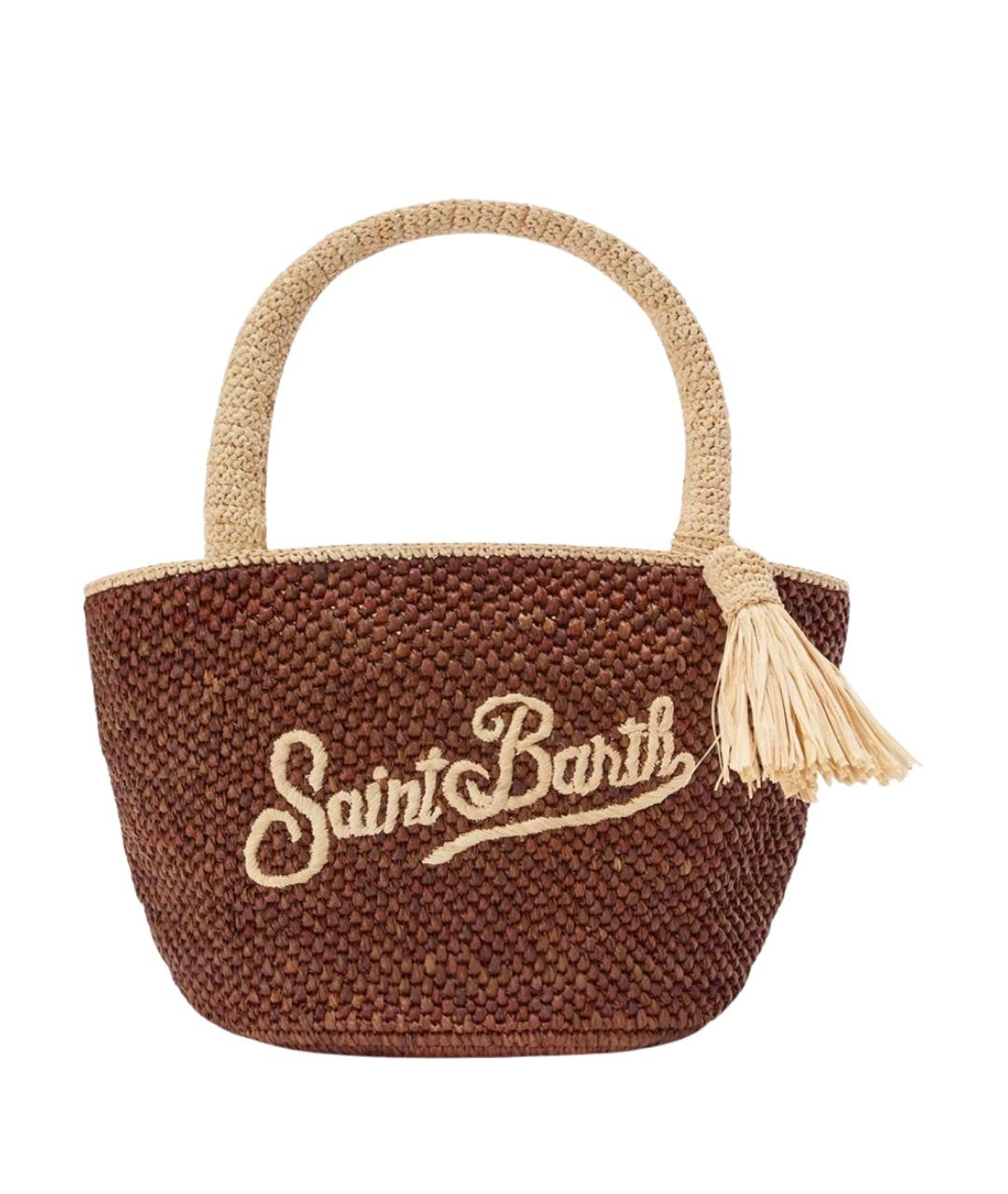 MC2 SAINT BARTH Коричневая пляжная сумка, фото 1