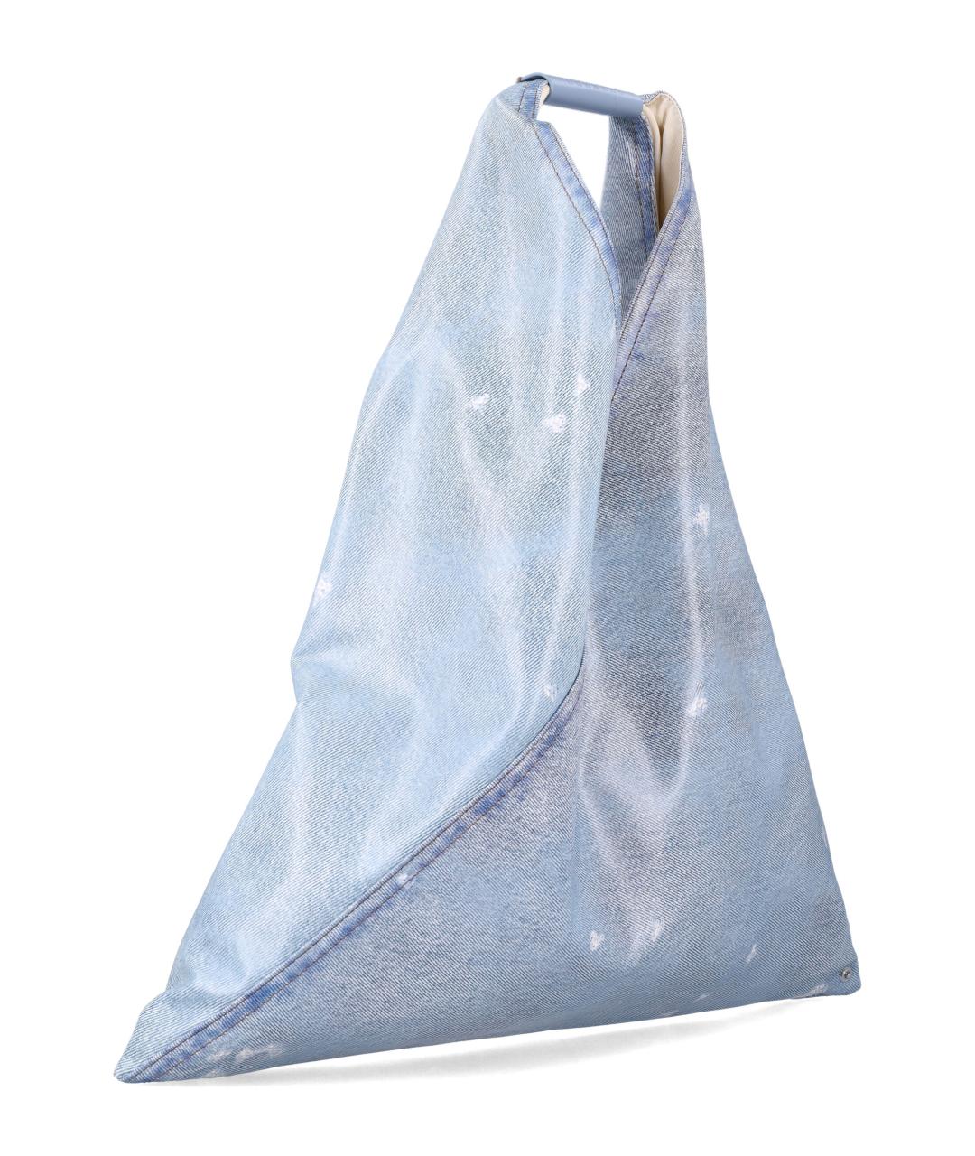 MM6 MAISON MARGIELA Голубая сумка с короткими ручками, фото 2