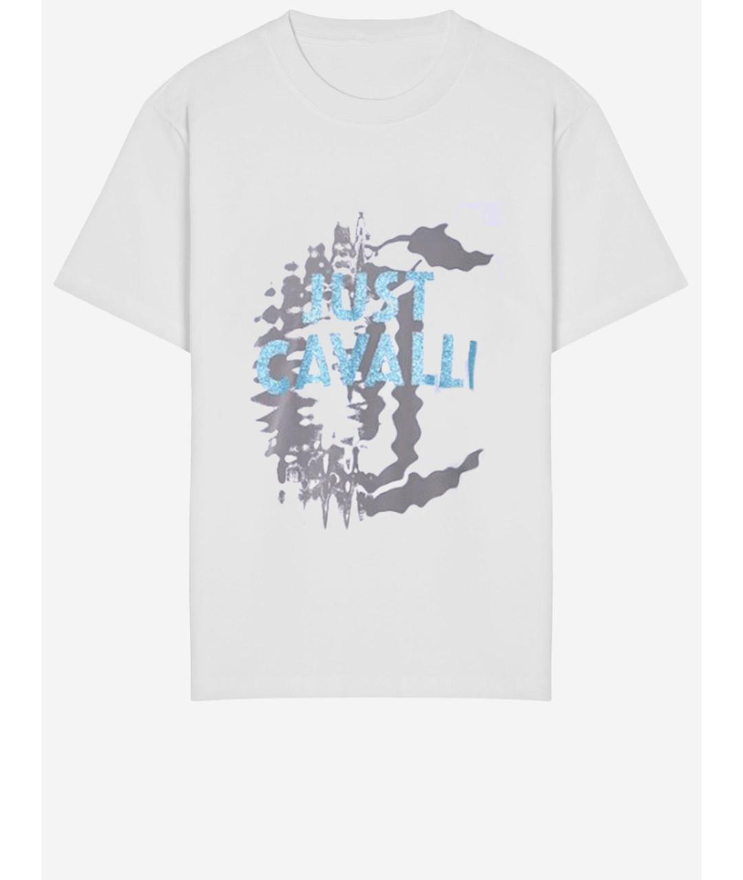 JUST CAVALLI Белая футболка, фото 4