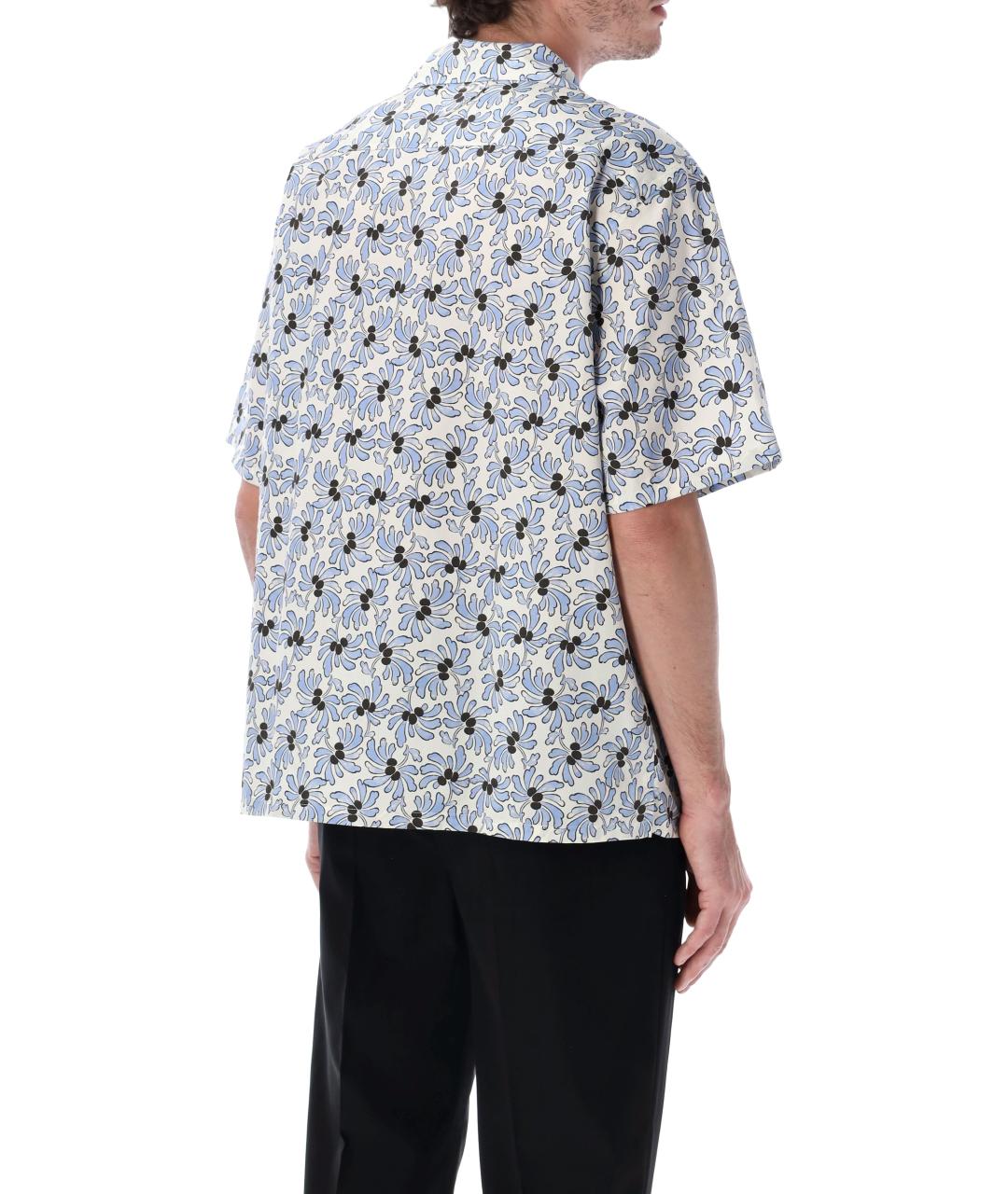 PRADA Мульти хлопковая кэжуал рубашка, фото 2