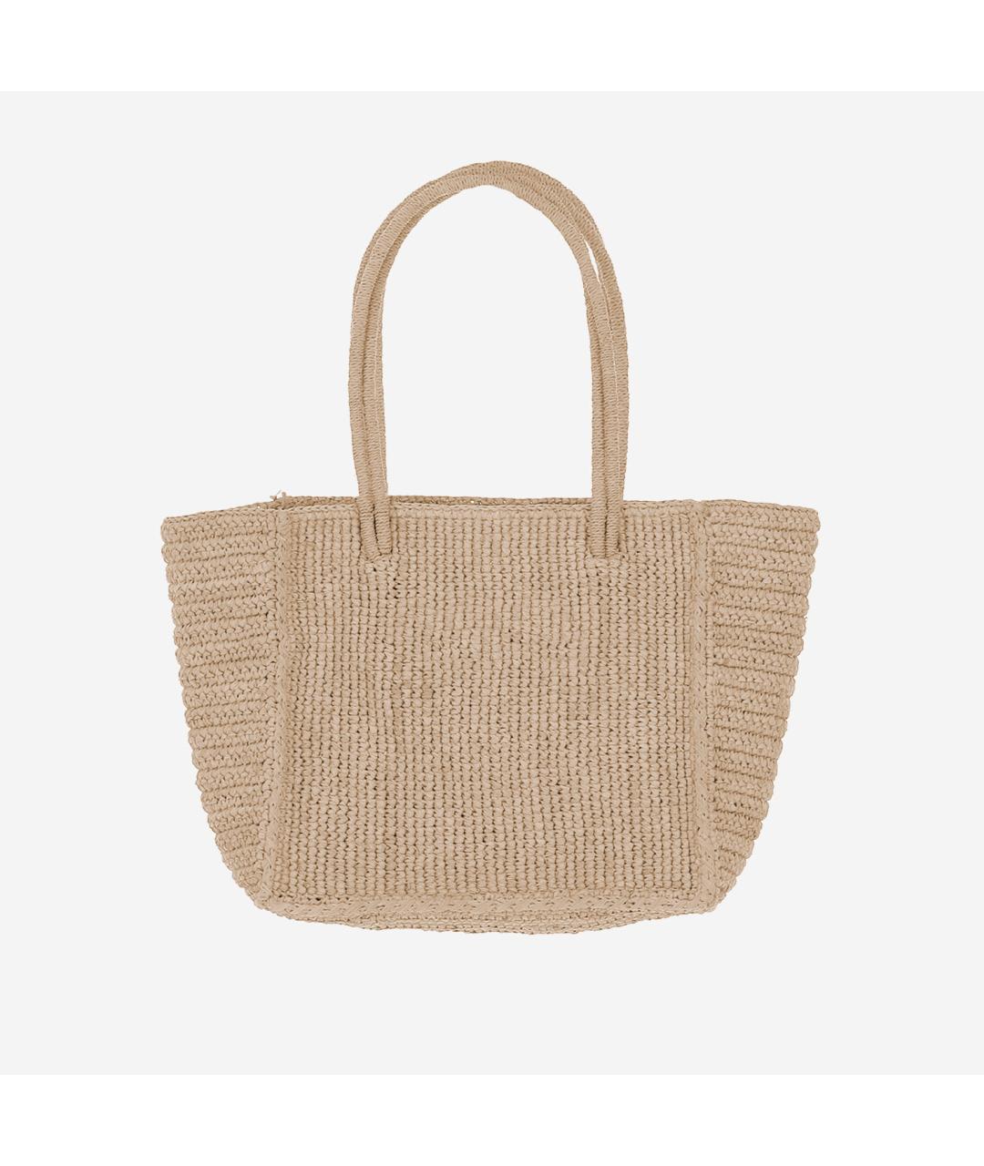 MC2 SAINT BARTH Бежевая пляжная сумка, фото 3