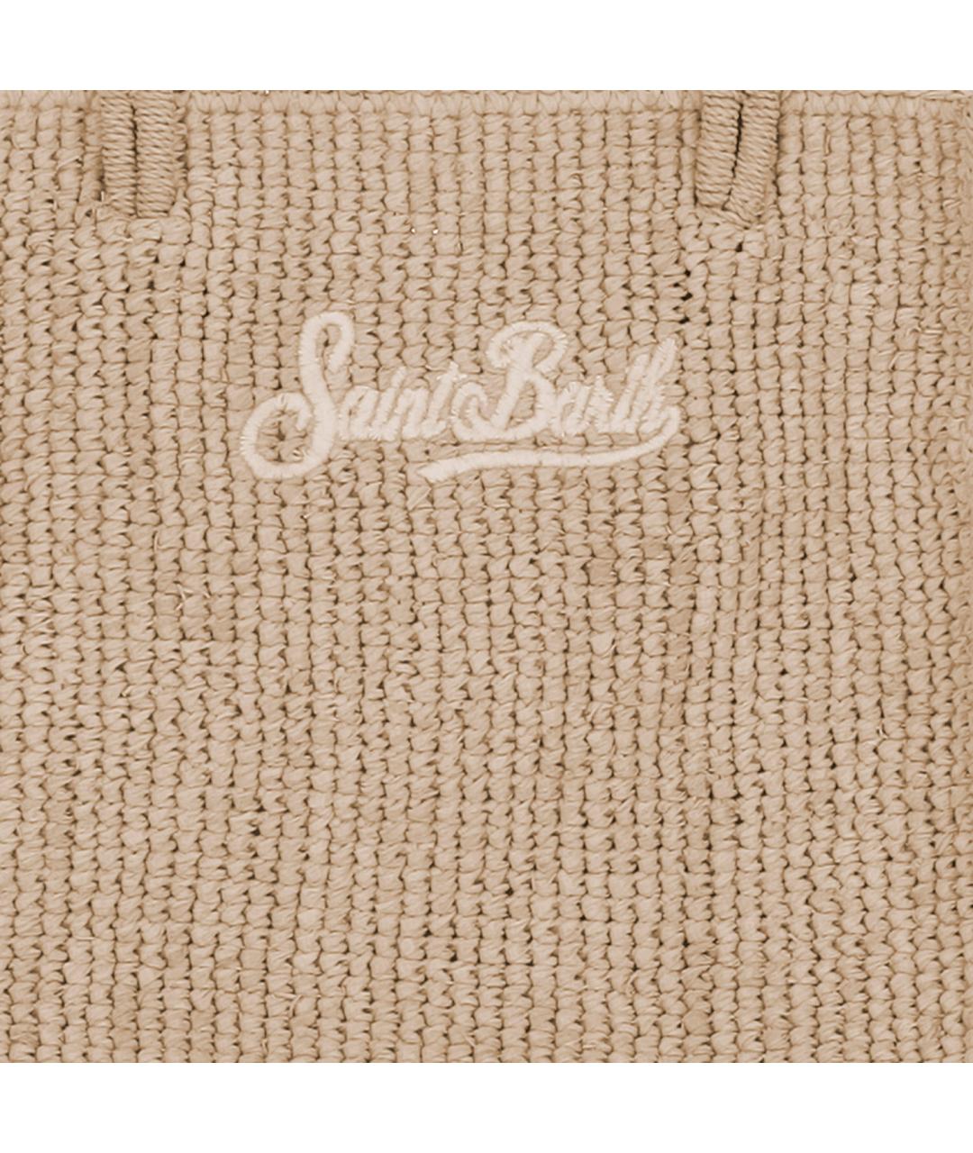 MC2 SAINT BARTH Бежевая пляжная сумка, фото 4