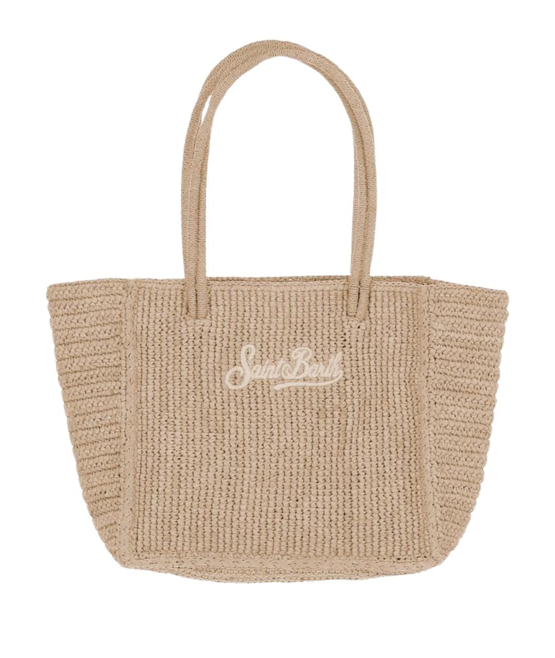 MC2 SAINT BARTH Бежевая пляжная сумка, фото 1