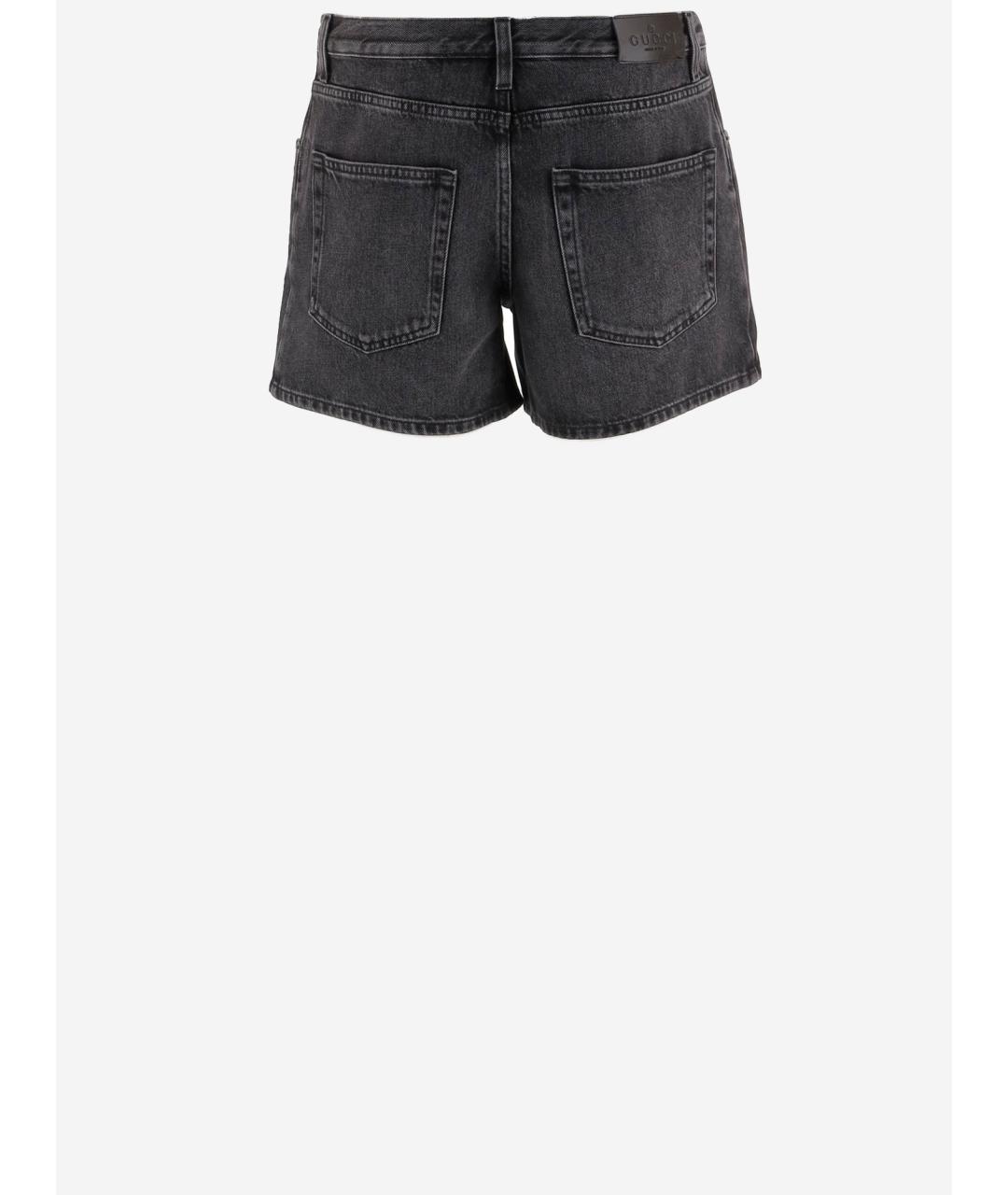 GUCCI Серые деним шорты, фото 2