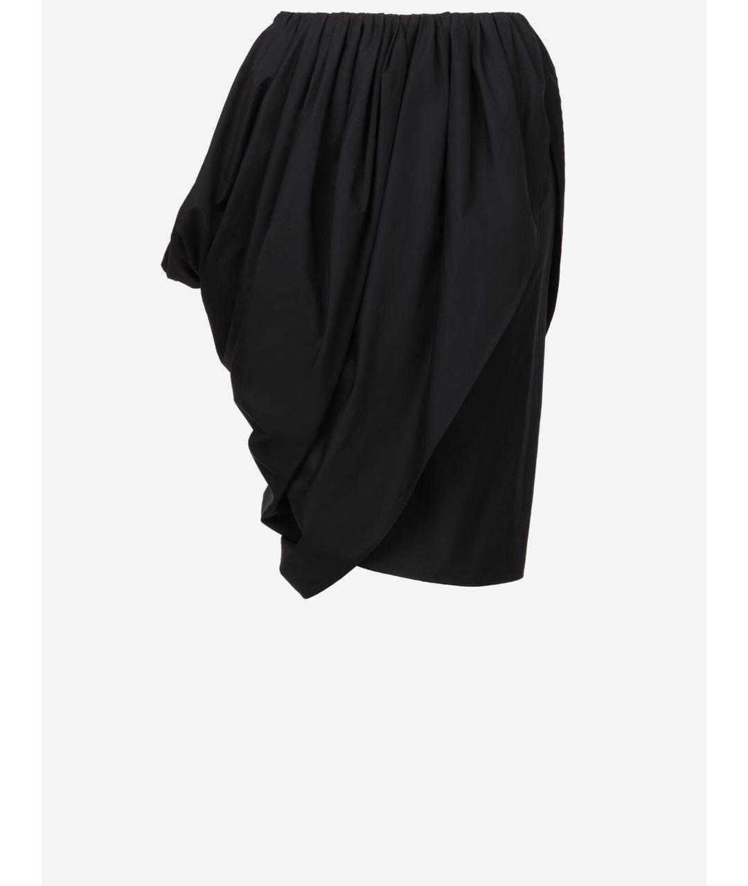 CHLOE Черная хлопковая юбка миди, фото 2