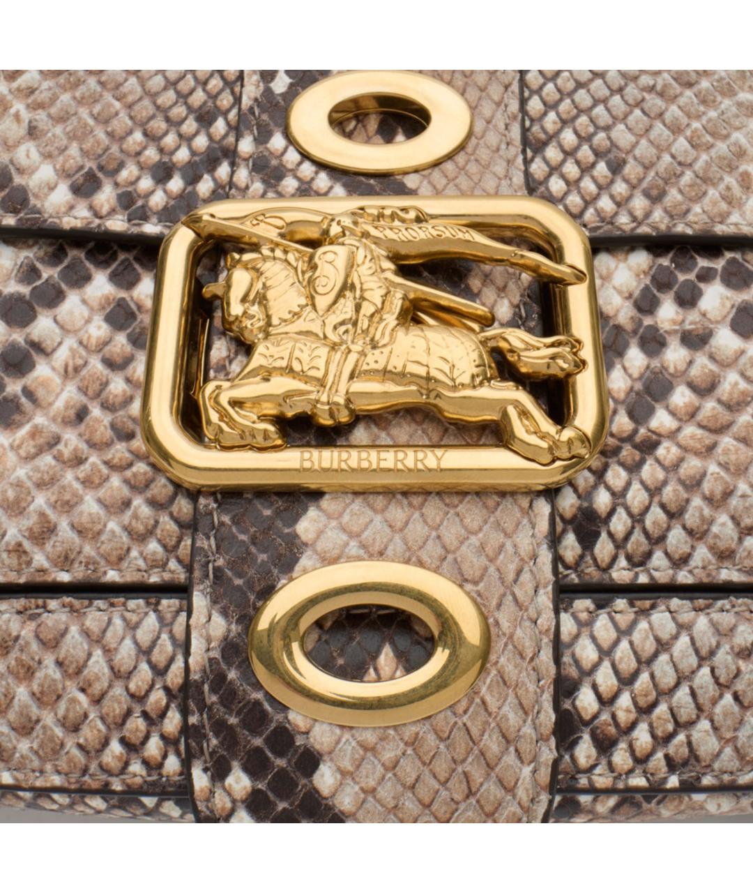 BURBERRY Мульти кожаная сумка с короткими ручками, фото 4