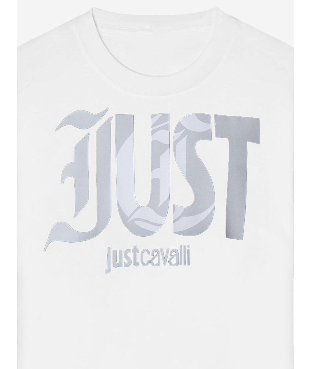 JUST CAVALLI Белая футболка, фото 3