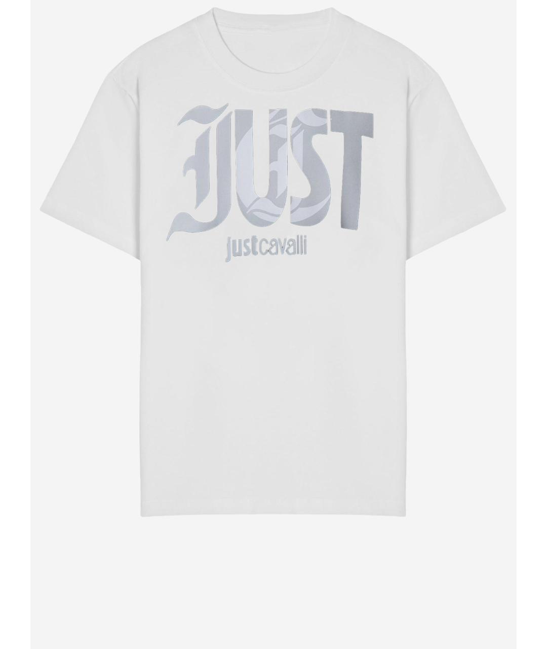 JUST CAVALLI Белая футболка, фото 4