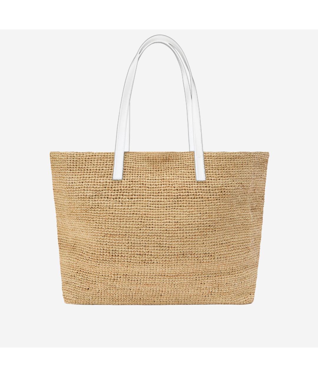 MC2 SAINT BARTH Бежевая пляжная сумка, фото 2