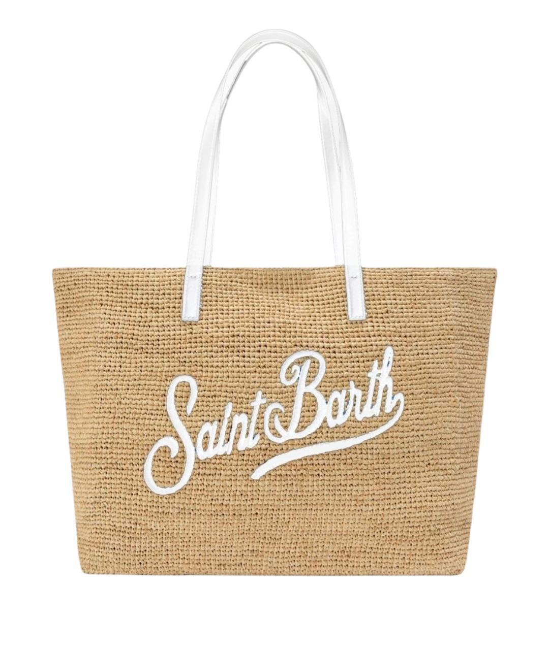 MC2 SAINT BARTH Бежевая пляжная сумка, фото 1
