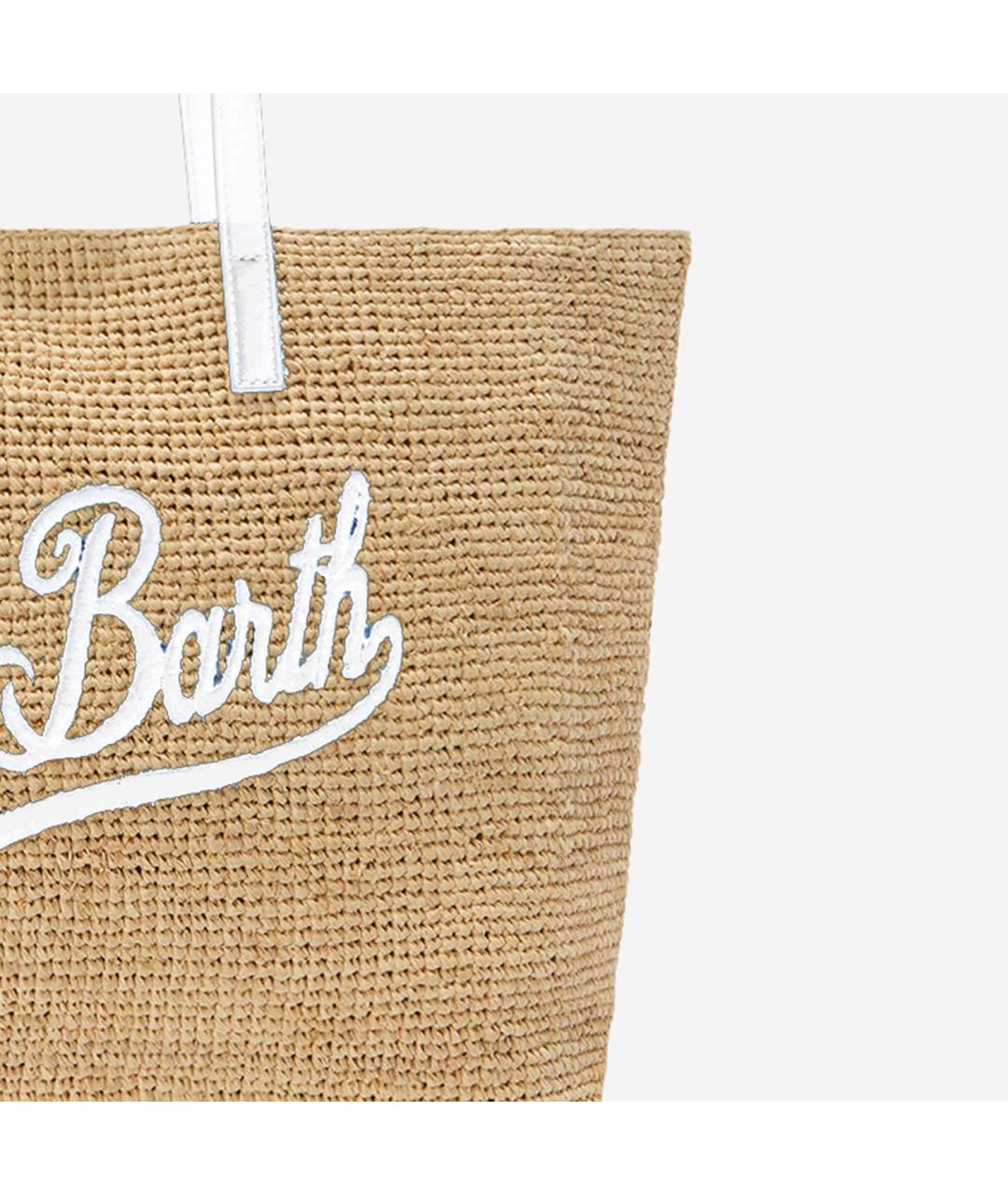 MC2 SAINT BARTH Бежевая пляжная сумка, фото 3