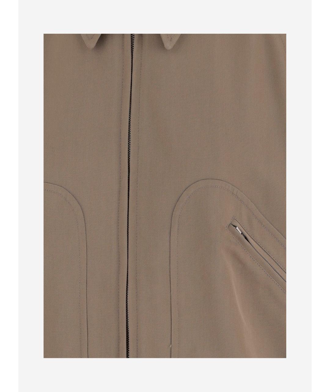 MAISON MARGIELA Коричневая шерстяная куртка, фото 3