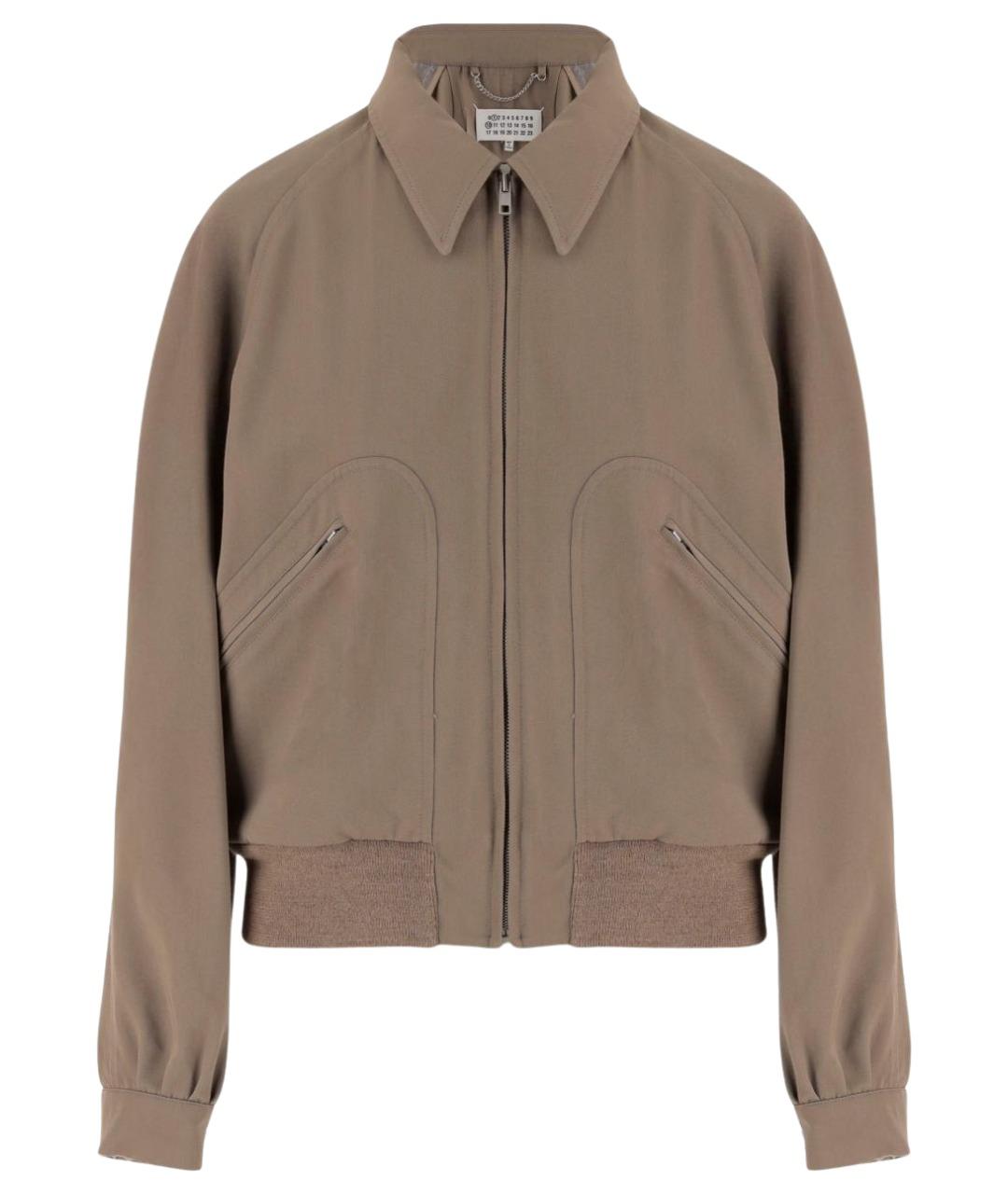 MAISON MARGIELA Коричневая шерстяная куртка, фото 1