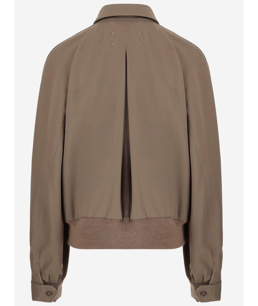 MAISON MARGIELA Коричневая шерстяная куртка, фото 2