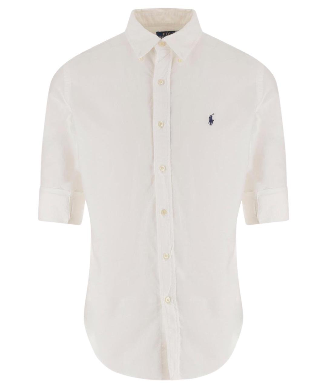 POLO RALPH LAUREN Белая хлопковая кэжуал рубашка, фото 1