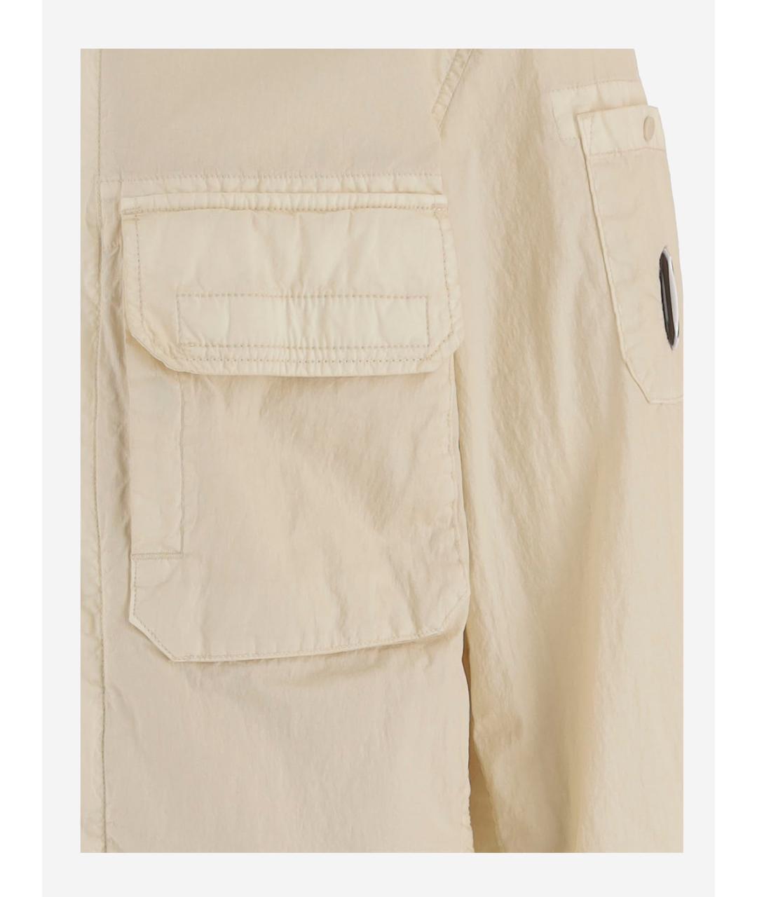 CP COMPANY Бежевая хлопковая кэжуал рубашка, фото 3