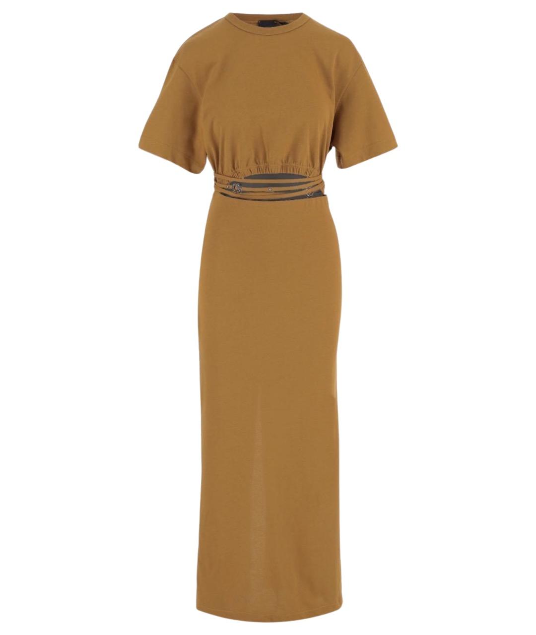 PINKO Коричневое повседневное платье, фото 1