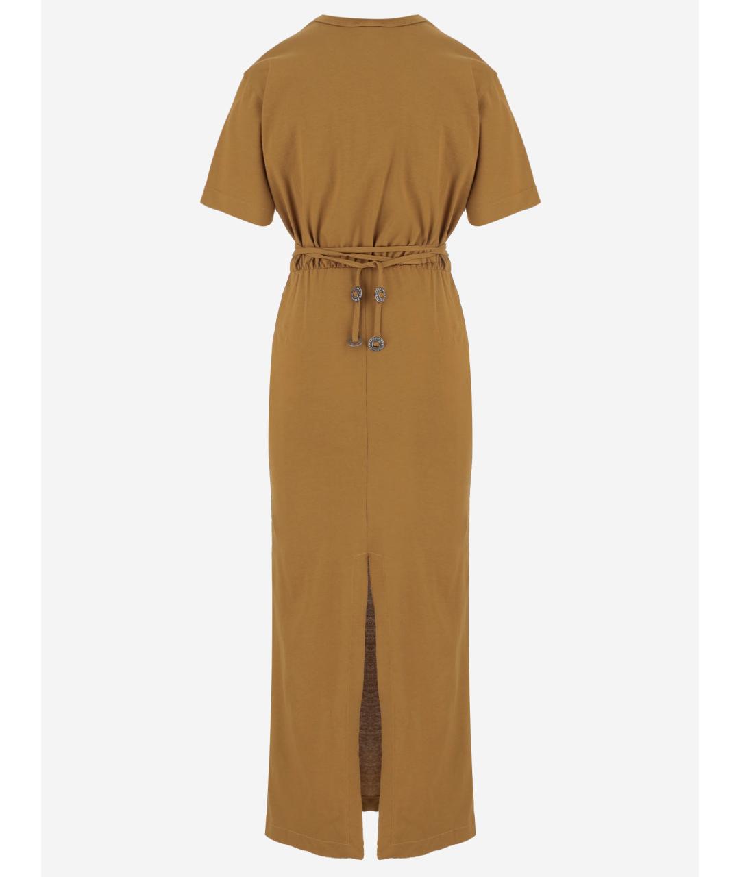 PINKO Коричневое повседневное платье, фото 2