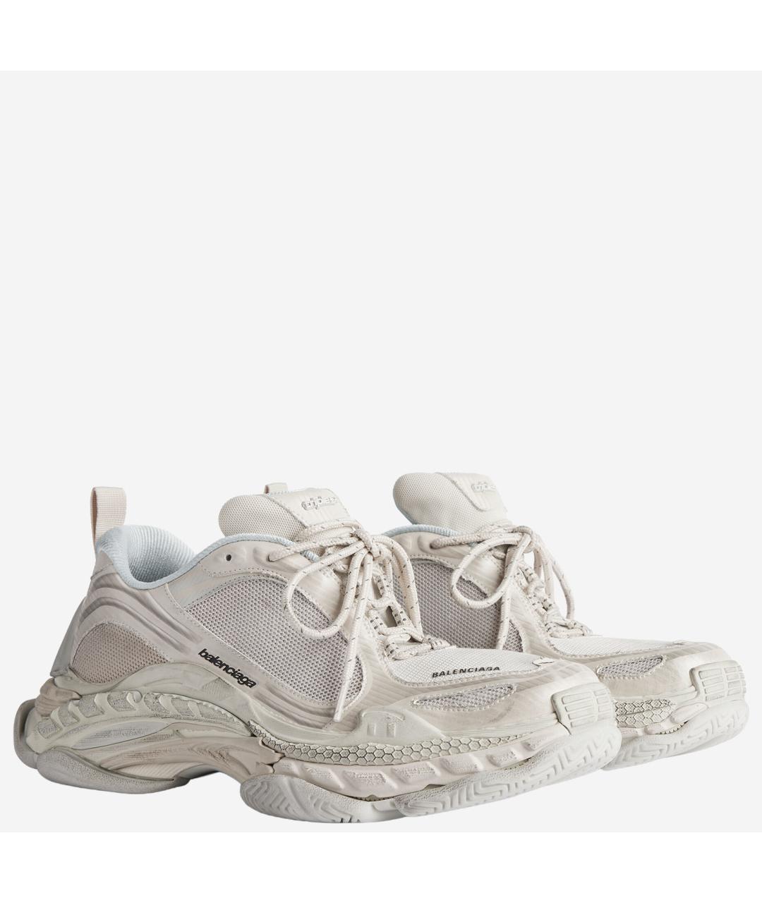 BALENCIAGA Белые синтетические кроссовки, фото 3