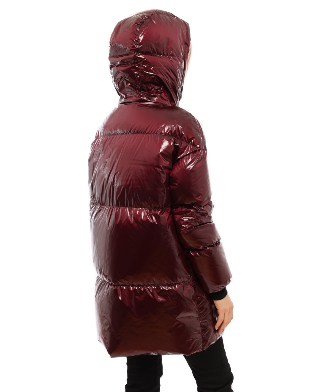 HERNO Бордовый пуховик, фото 2