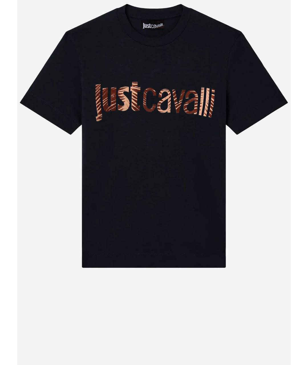 JUST CAVALLI Черная футболка, фото 4