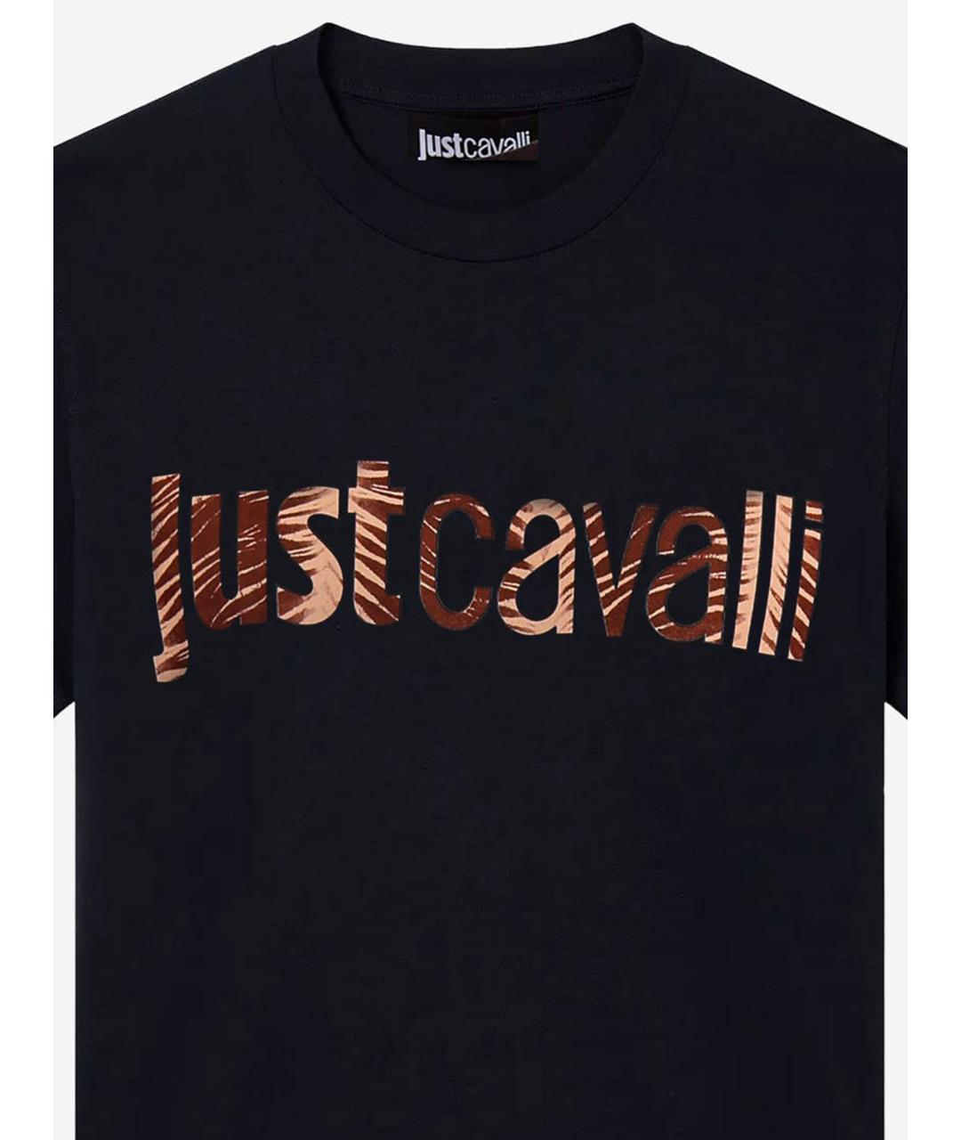 JUST CAVALLI Черная футболка, фото 3