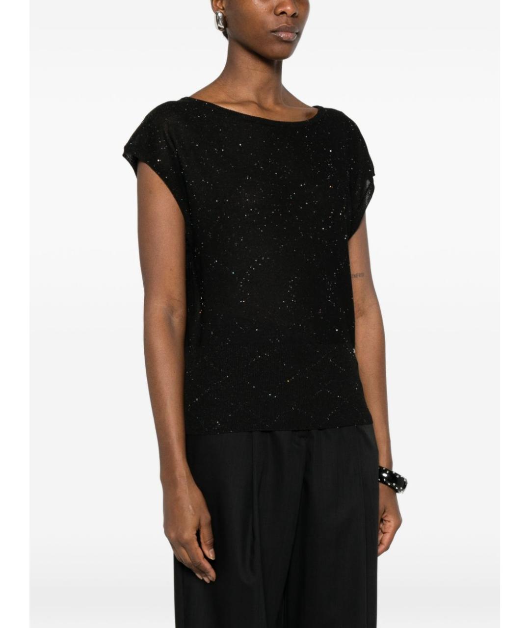 HERNO Черная футболка, фото 3