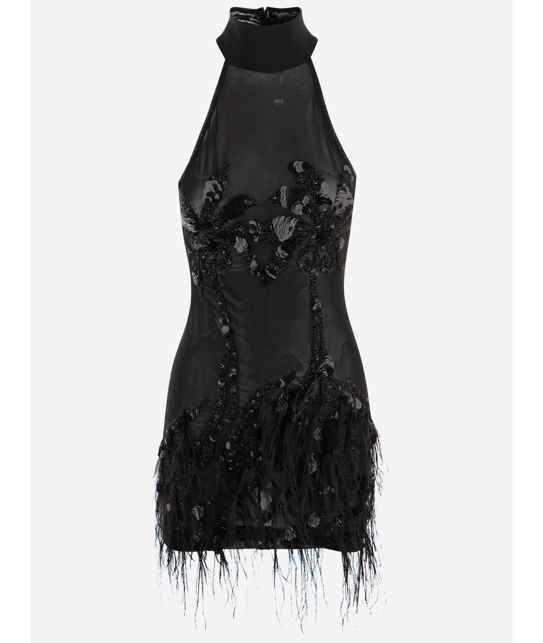 JUST CAVALLI Черное вечернее платье, фото 4