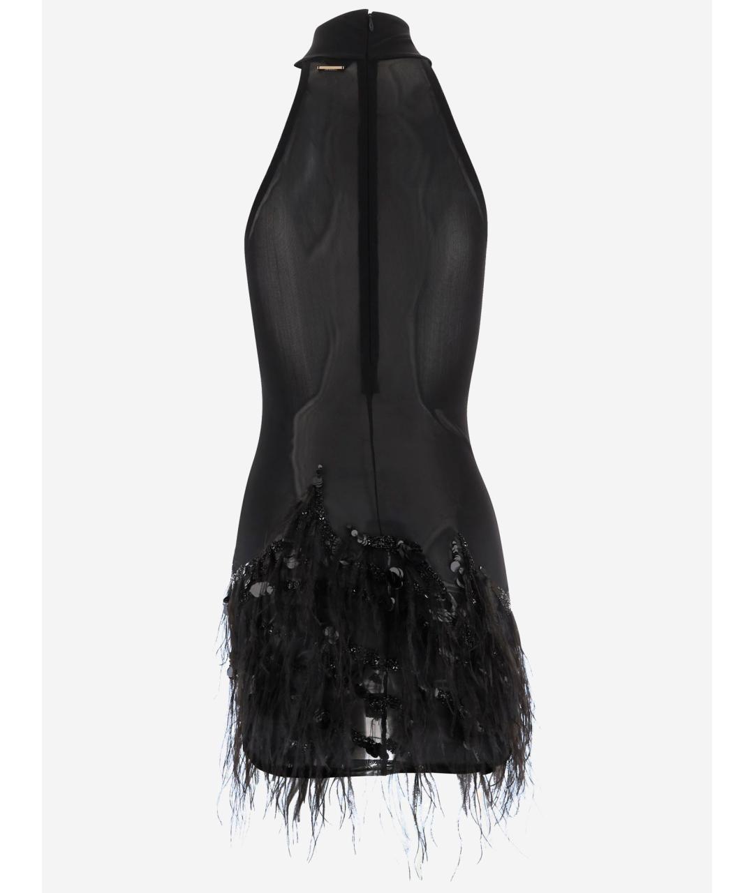 JUST CAVALLI Черное вечернее платье, фото 2