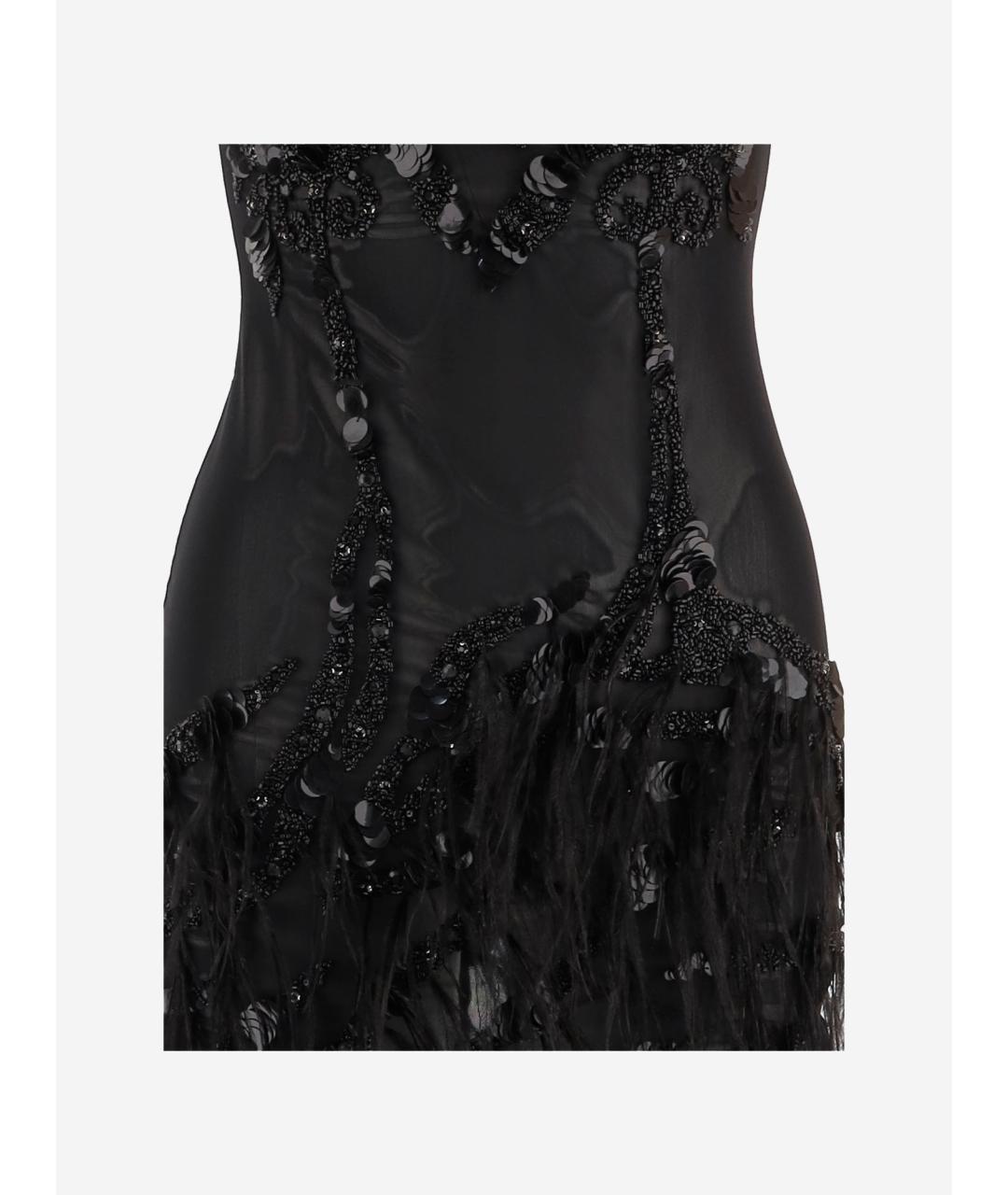 JUST CAVALLI Черное вечернее платье, фото 3