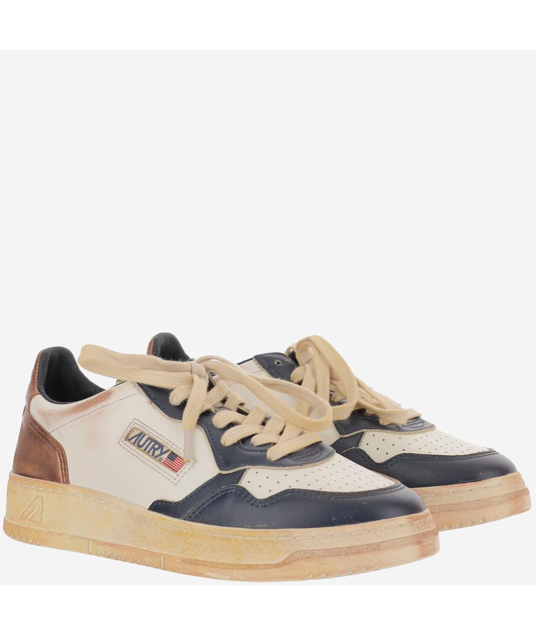 AUTRY Мульти кожаные низкие кроссовки / кеды, фото 3