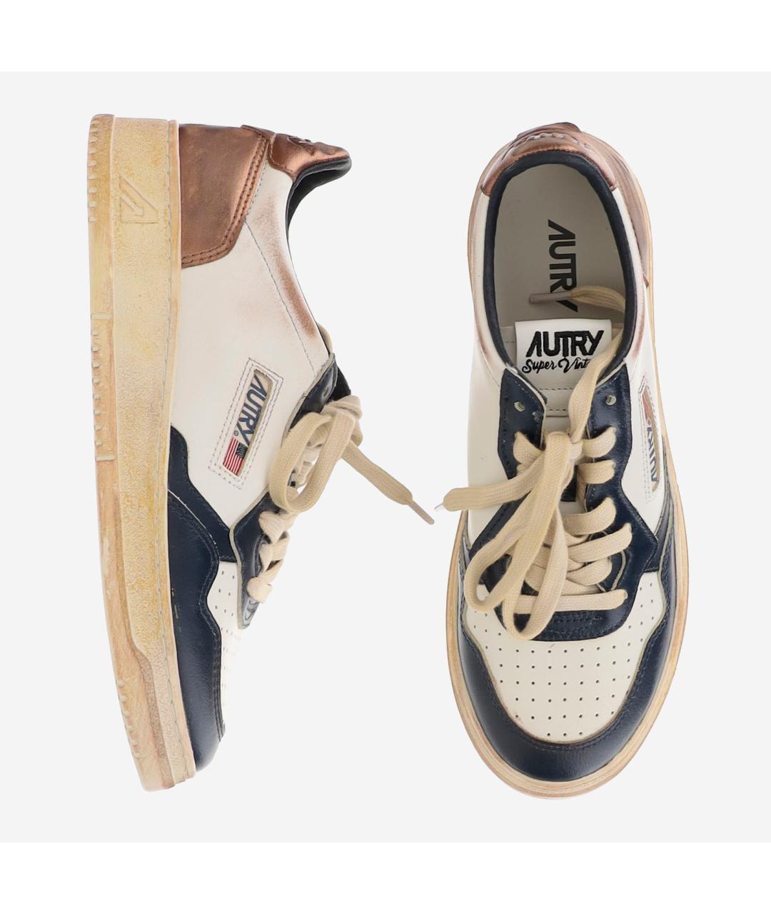 AUTRY Мульти кожаные низкие кроссовки / кеды, фото 2