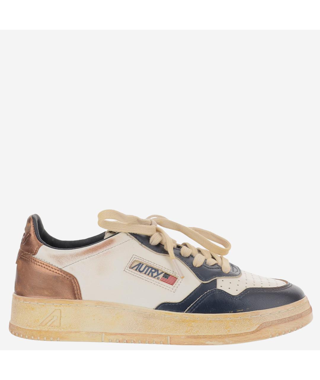 AUTRY Мульти кожаные низкие кроссовки / кеды, фото 6