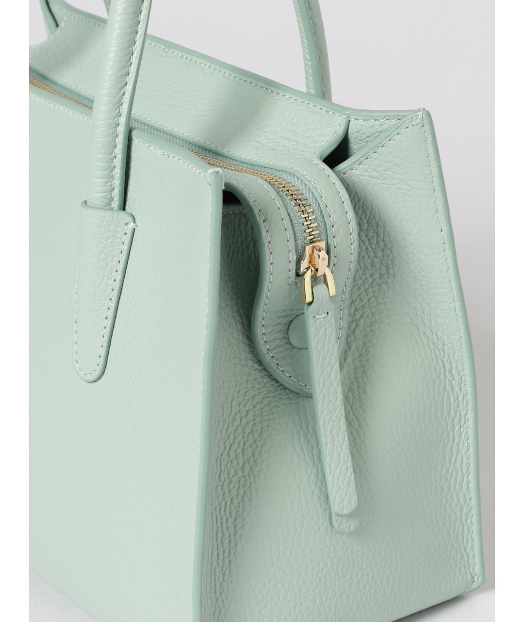 COCCINELLE Бирюзовая сумка через плечо, фото 3