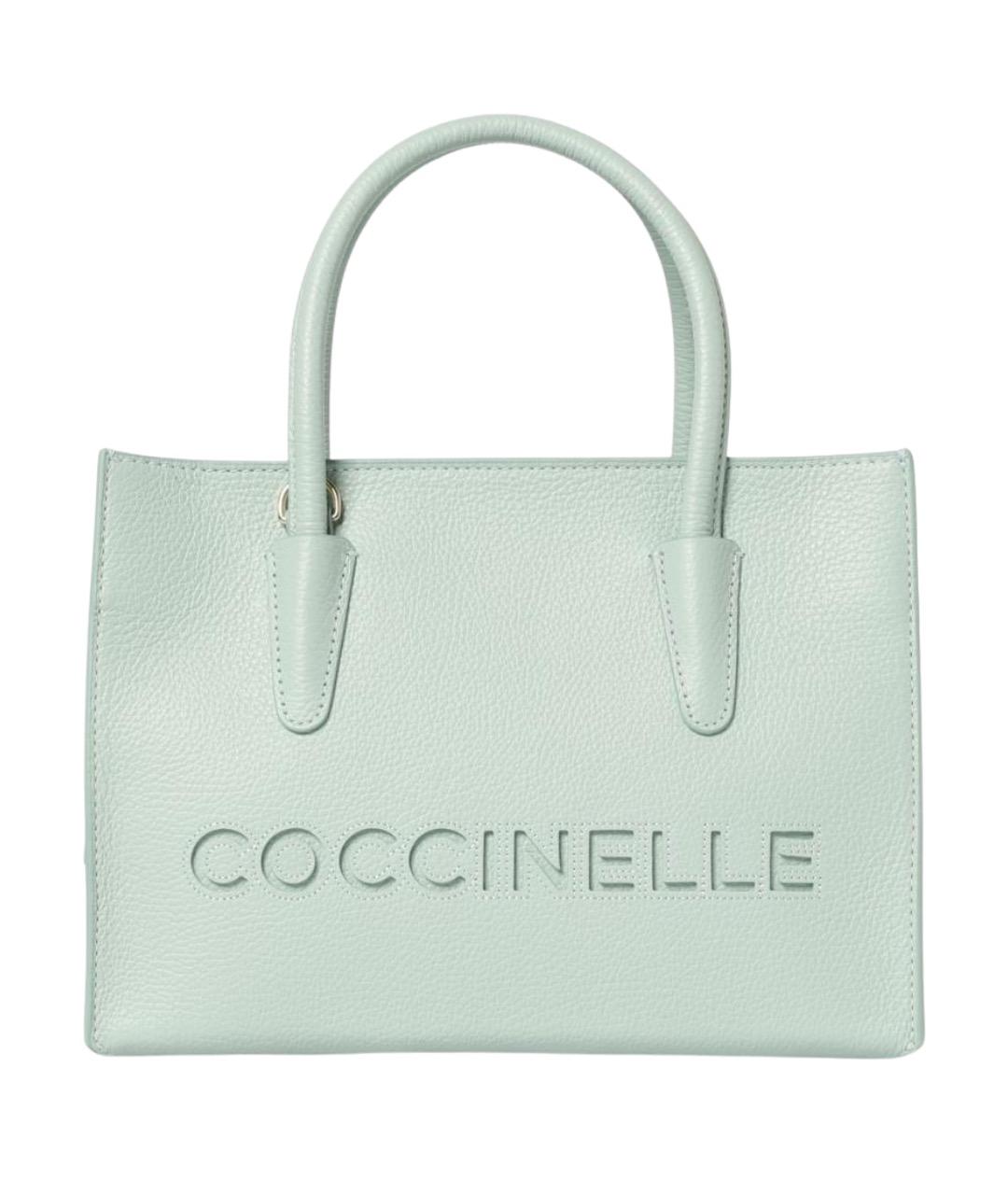 COCCINELLE Бирюзовая сумка через плечо, фото 1