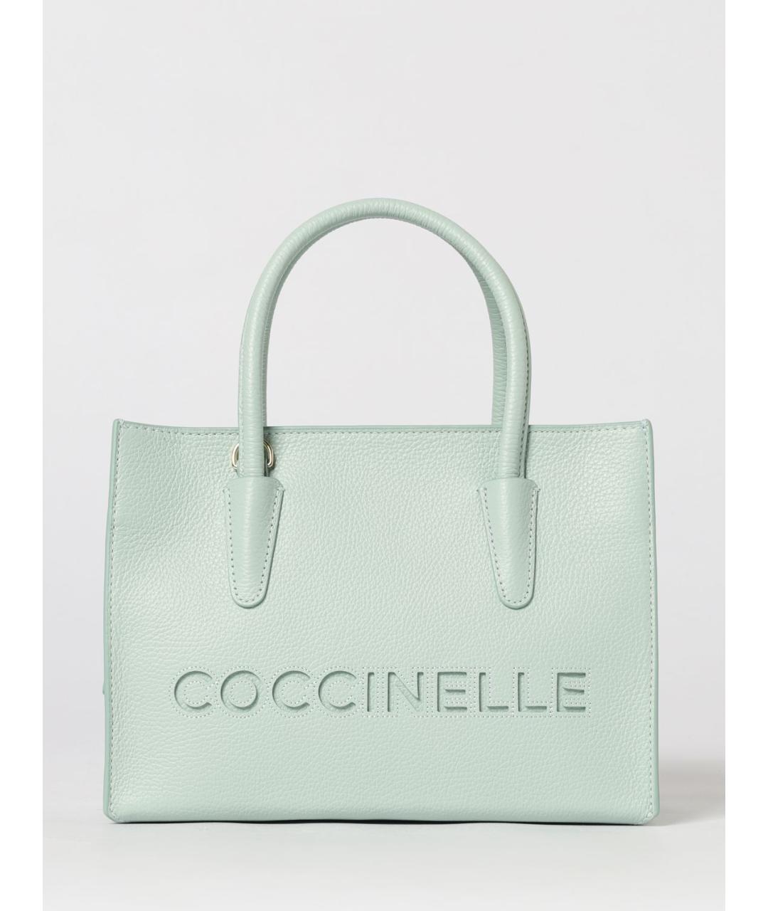 COCCINELLE Бирюзовая сумка через плечо, фото 4