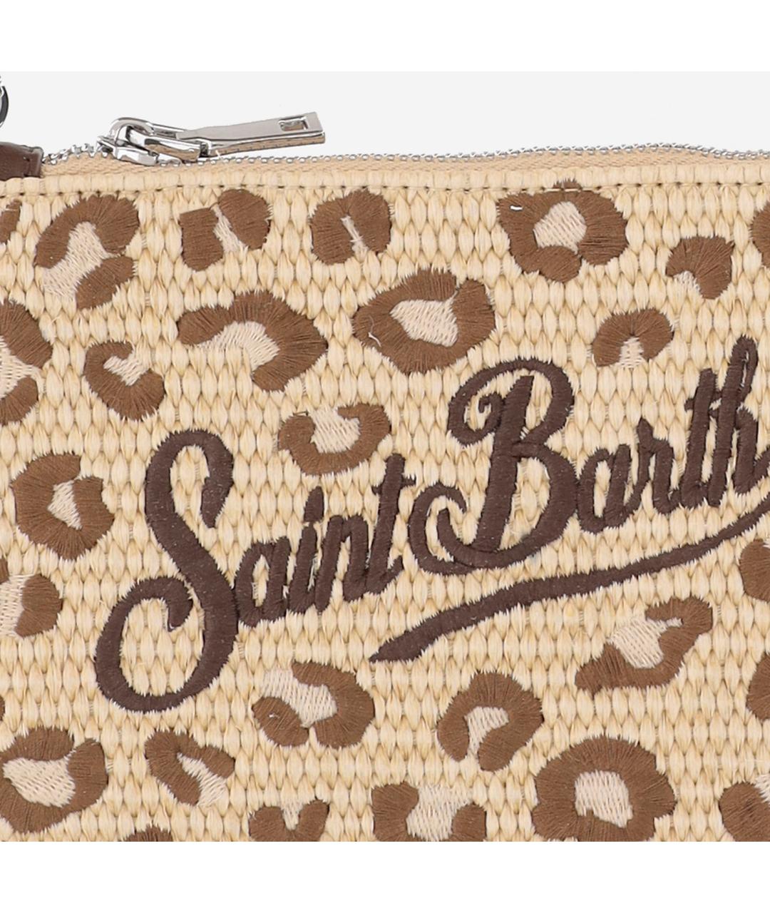 MC2 SAINT BARTH Бежевая пелетеная сумка через плечо, фото 3