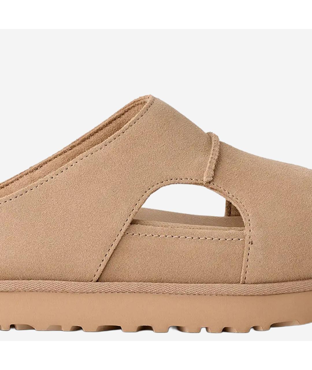 UGG AUSTRALIA Бежевые замшевые сандалии, фото 5