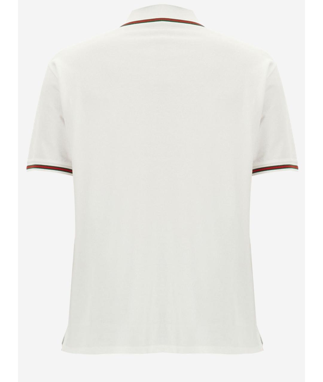 GUCCI Белая хлопковая футболка, фото 2
