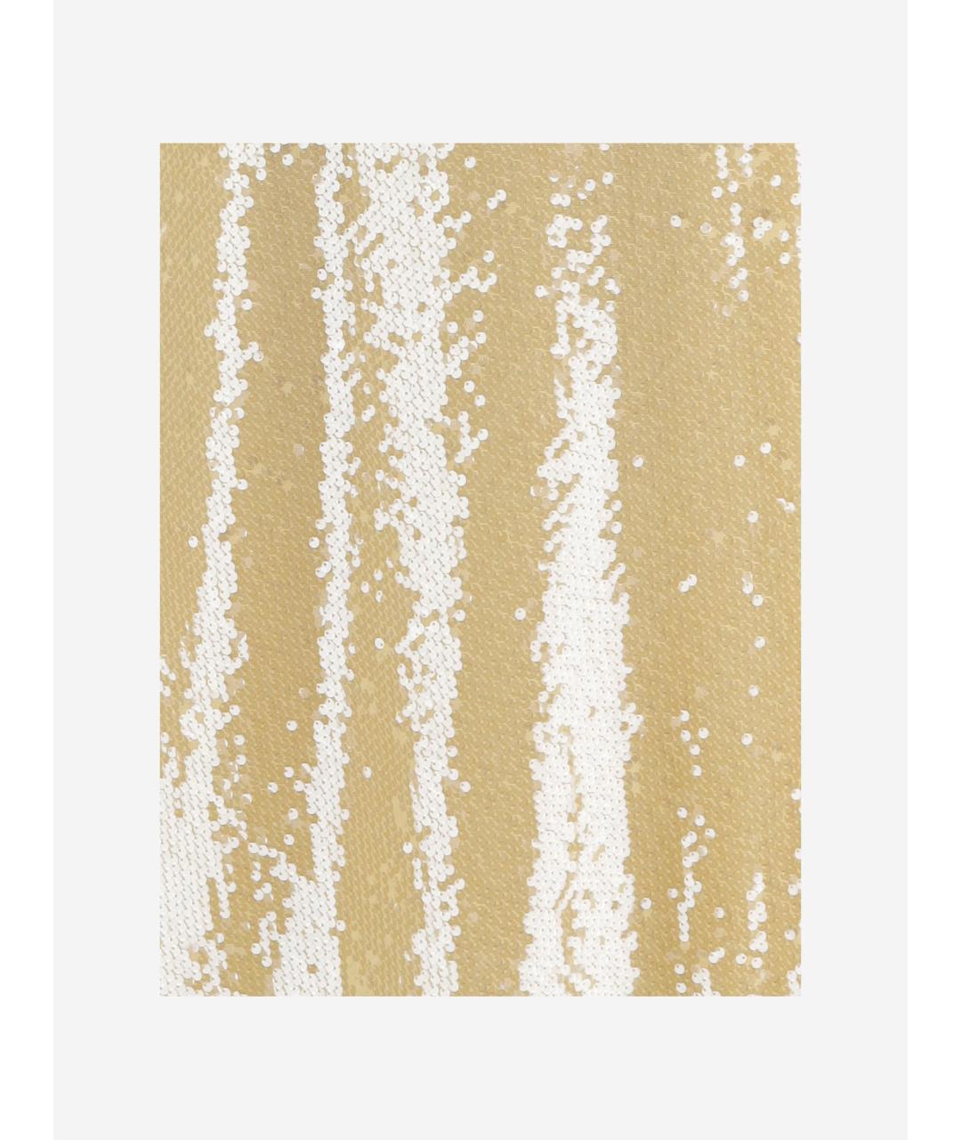 RALPH LAUREN Желтое полиэстеровое вечернее платье, фото 3