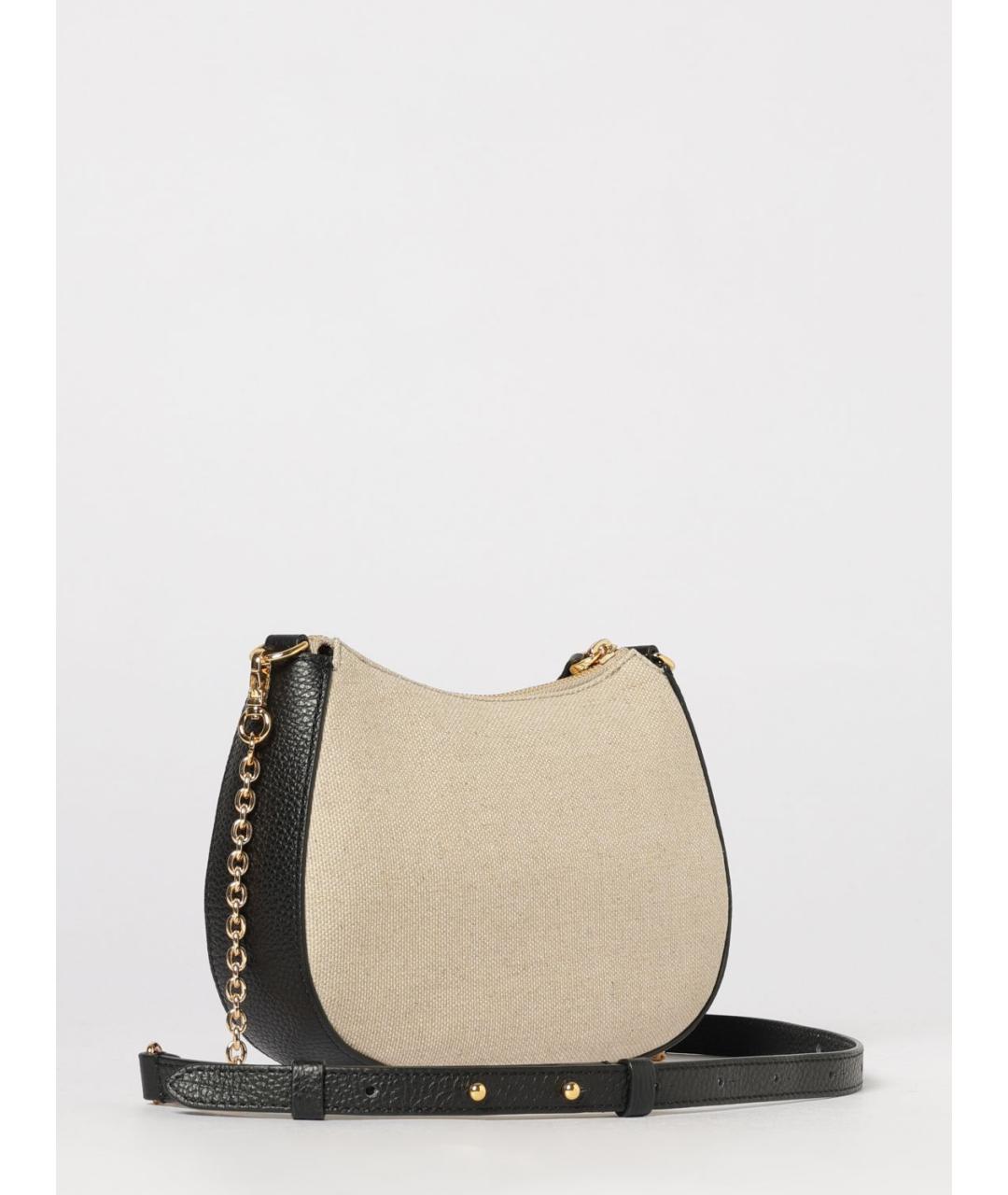 COCCINELLE Бежевая тканевая сумка через плечо, фото 2