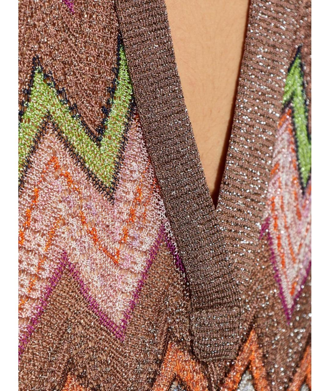 MISSONI Мульти вискозное платье, фото 3