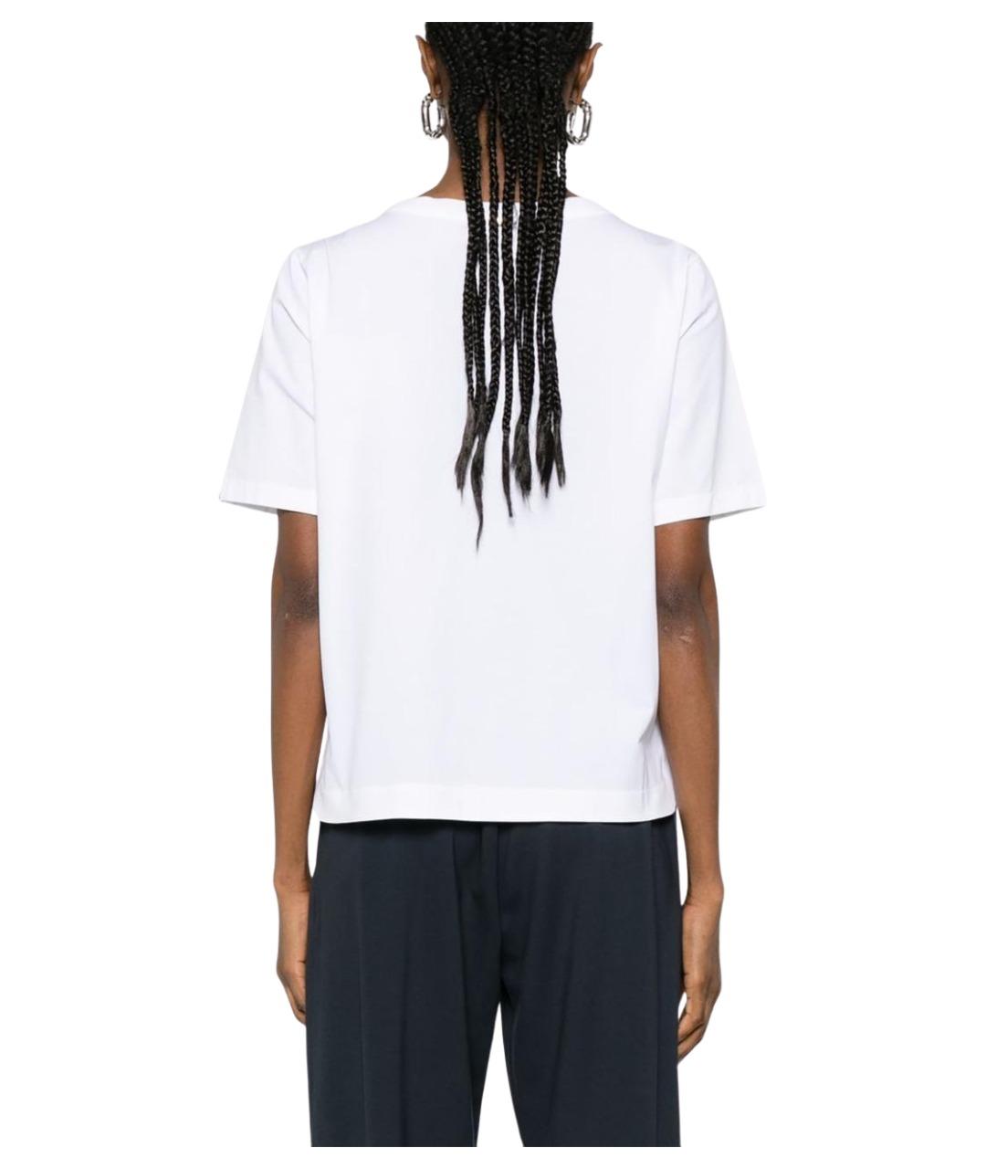 HERNO Белая хлопковая футболка, фото 4