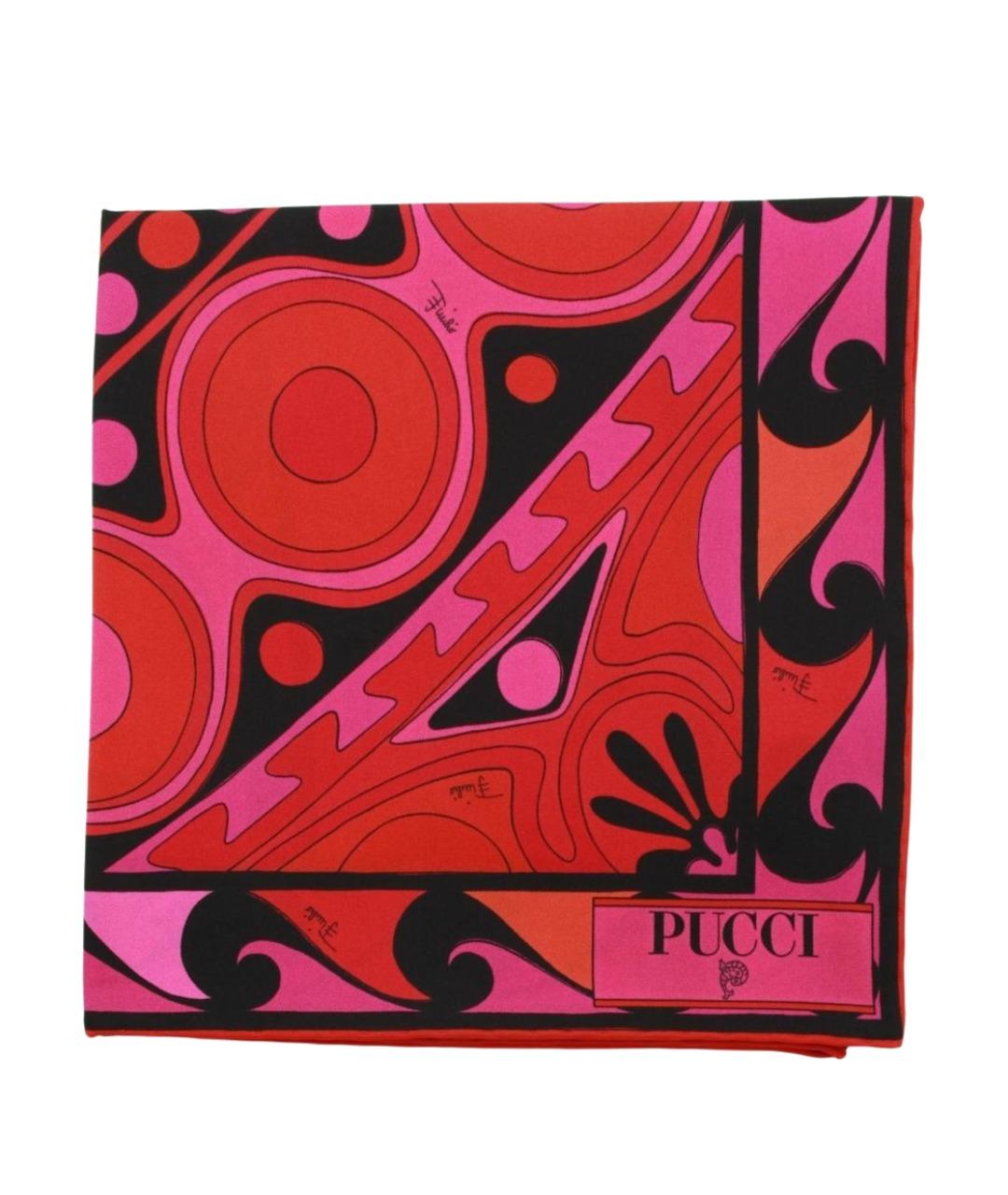 EMILIO PUCCI Фуксия шарф, фото 1