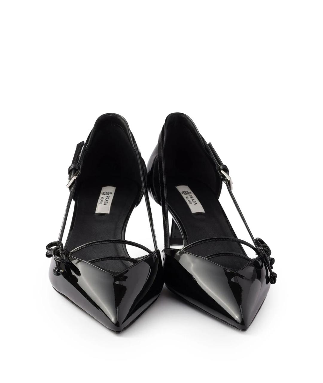 PRADA Черные туфли из лакированной кожи, фото 5