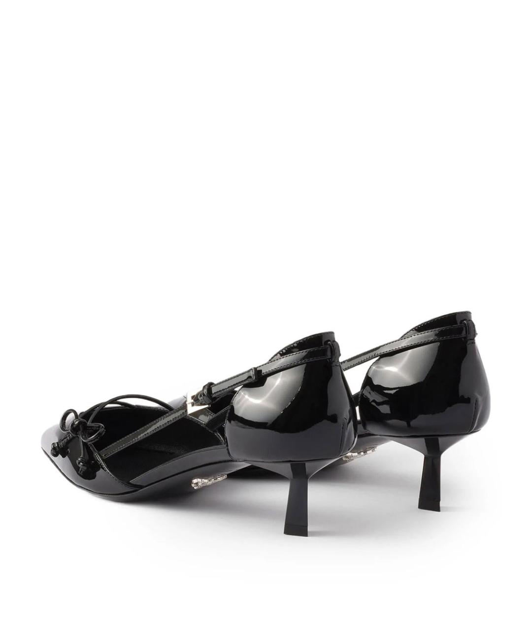 PRADA Черные туфли из лакированной кожи, фото 4