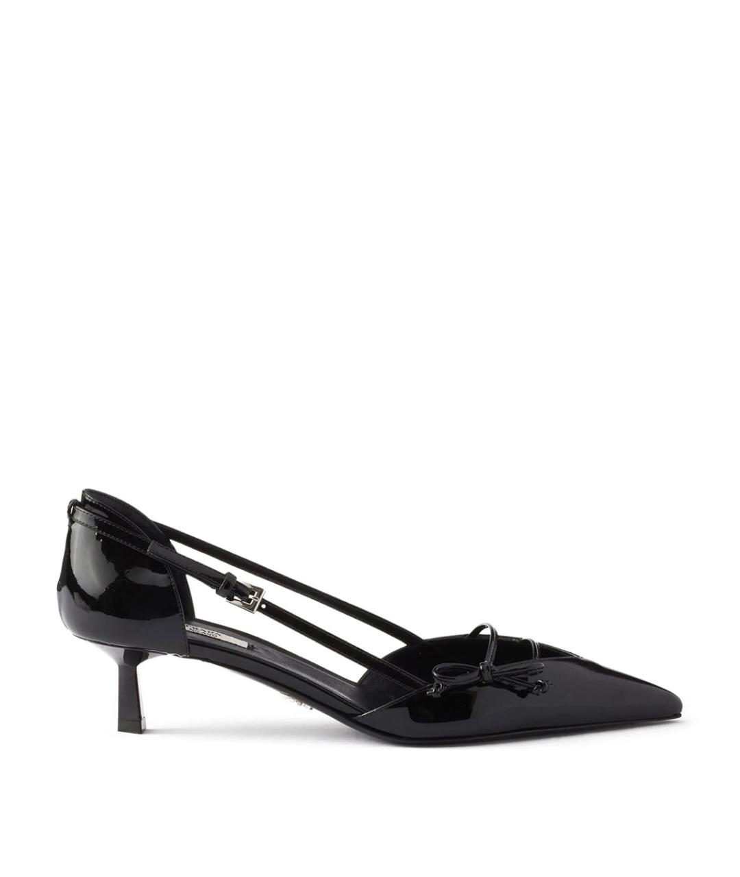 PRADA Черные туфли из лакированной кожи, фото 1